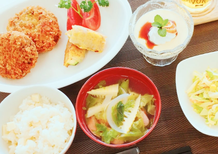 栄養のバランスを考え正しく献立を