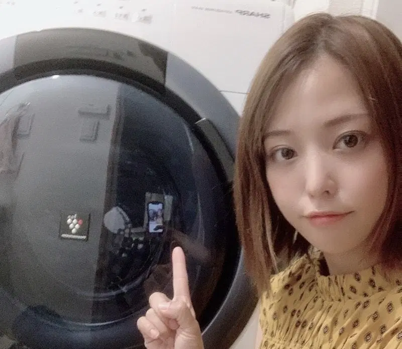 ドラEVERイメージガールしほみんのおすすめ家電2つ目：乾燥機つき洗濯機