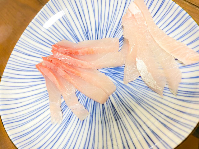 １３日熟成させたカンパチ