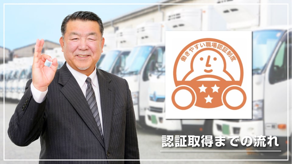 働きやすい職場認証制度取得までの流れ