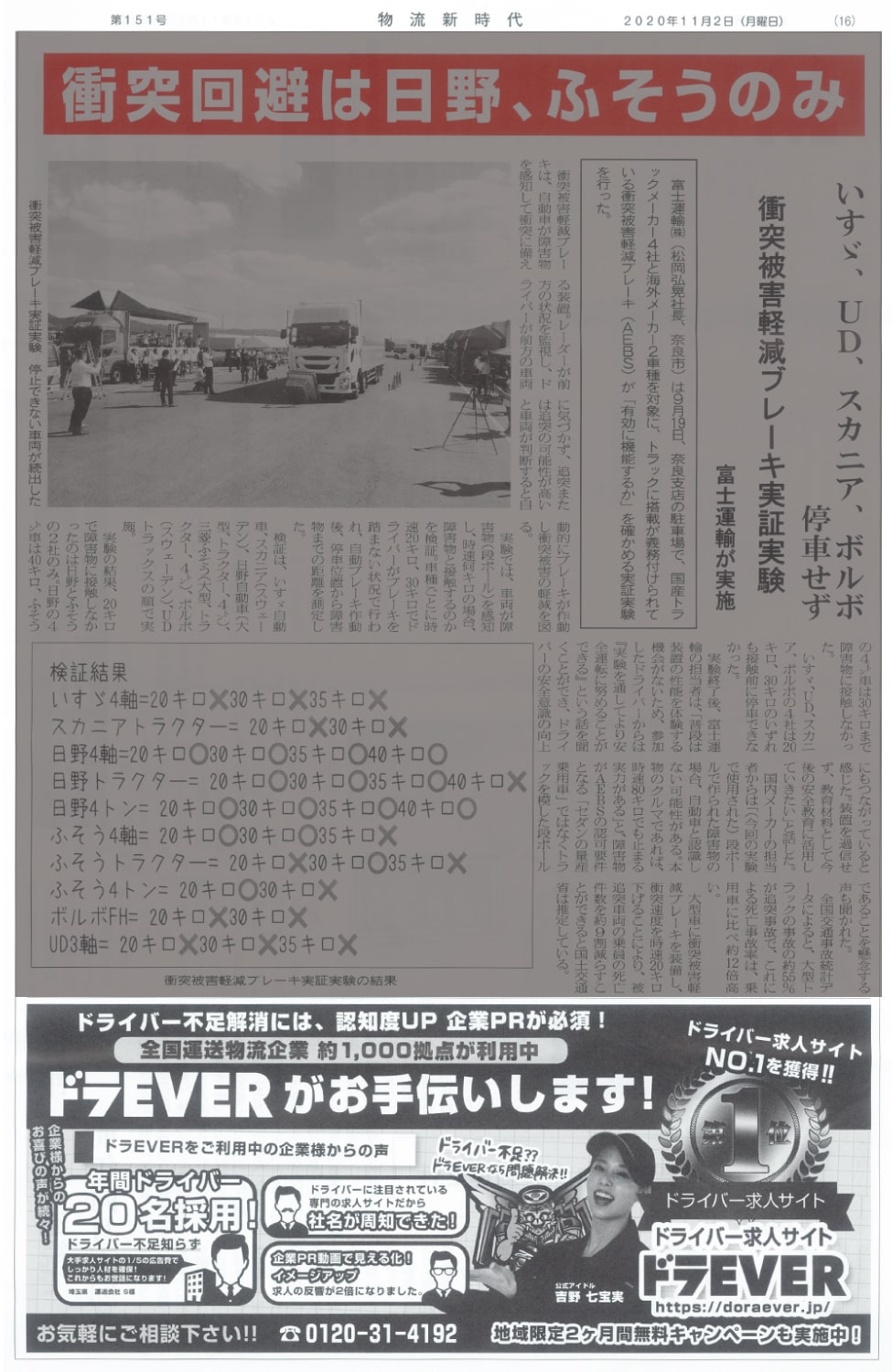 ドライバー不足解消には、認知度ＵＰと企業ＰＲが必須！ドラEVERがお手伝いします！