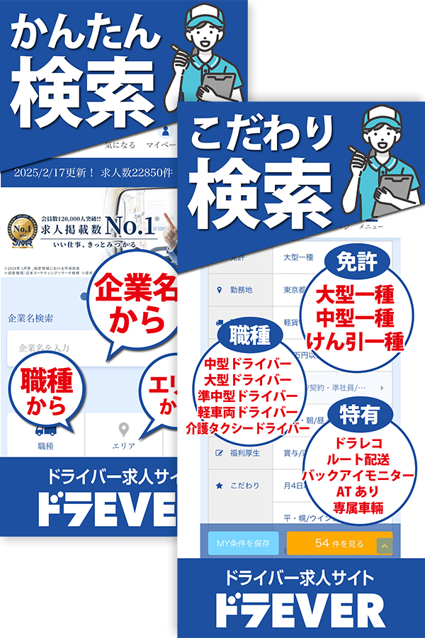 かんたん検索・こだわり検索であなたにあった仕事を探す