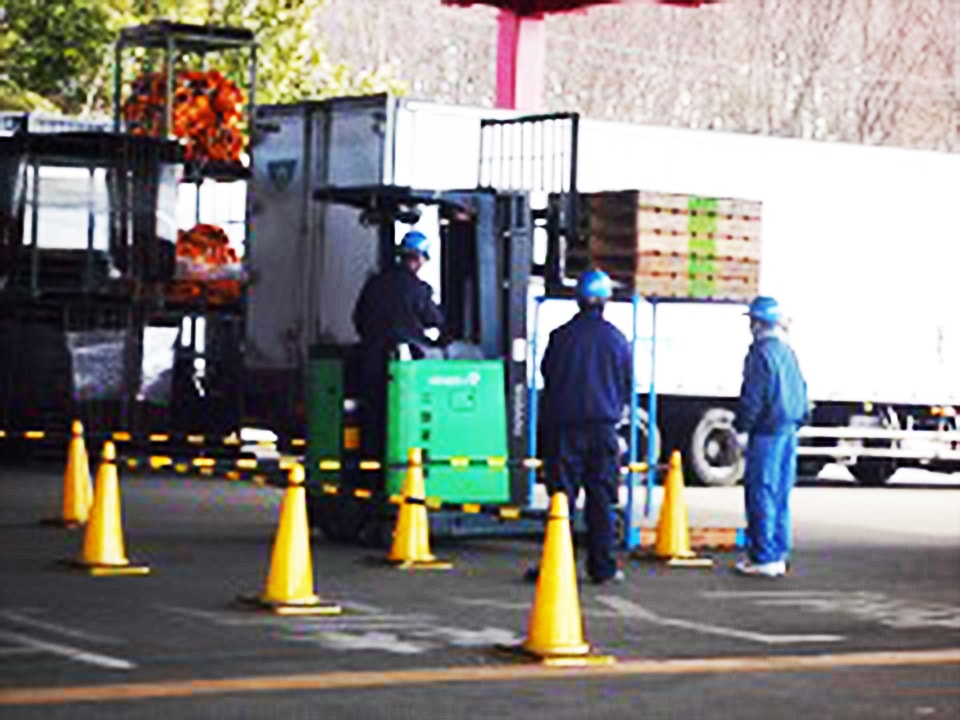 三協運輸　安全教育（実技リフト）